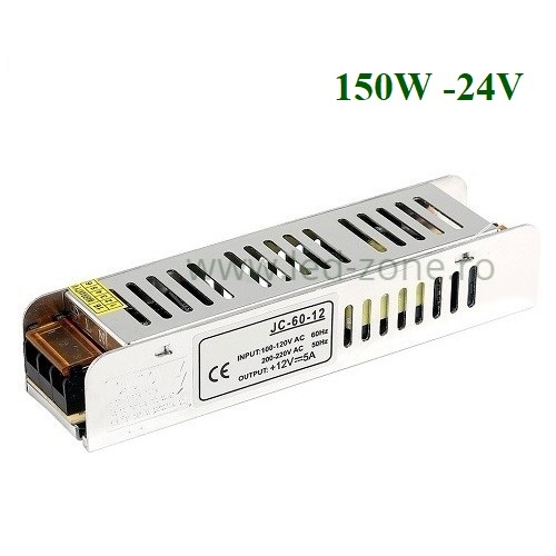 Sursa Alimentare Banda LED 24V 150W Slim
