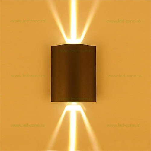 Aplica LED 2x3W Exterior LZ1401