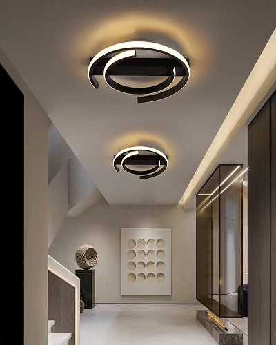 Aplica LED 30W 3 Functii Neagra LZ9325