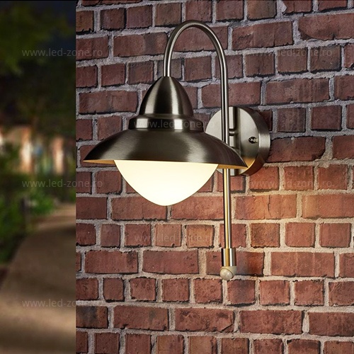 Aplica LED Exterior E27 Senzor SIDNEY
