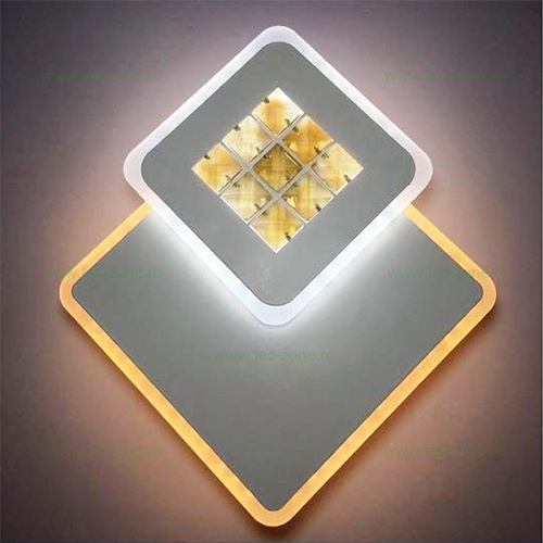 Aplica LED Moderna 12W Patrata 3 Functii LZ3605