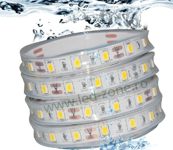 Banda LED 5050 60 SMD/ML Submersibila IP68 12V