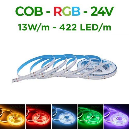 Banda LED COB 672 LED/ML RGB Interior 24V