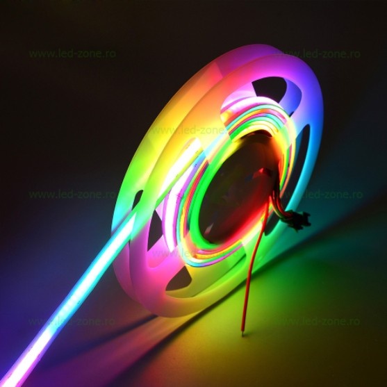 Banda LED COB RGB 720 LED/ML Interior Digitala 24V
