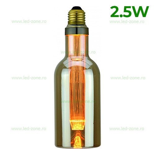 Bec LED Vintage E27 2.5W Sticla