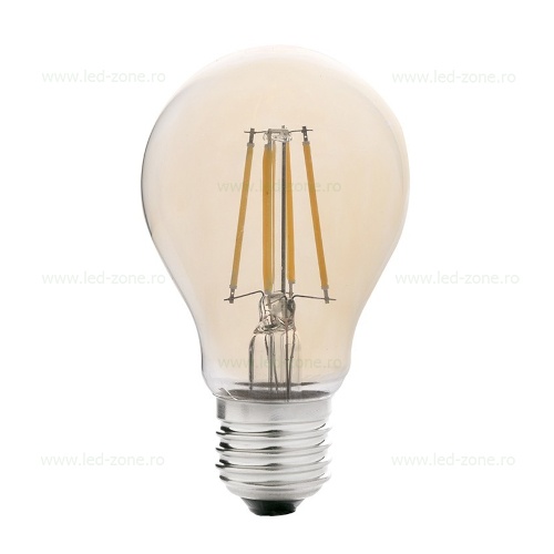 Bec LED Vintage E27 7W Glob A60