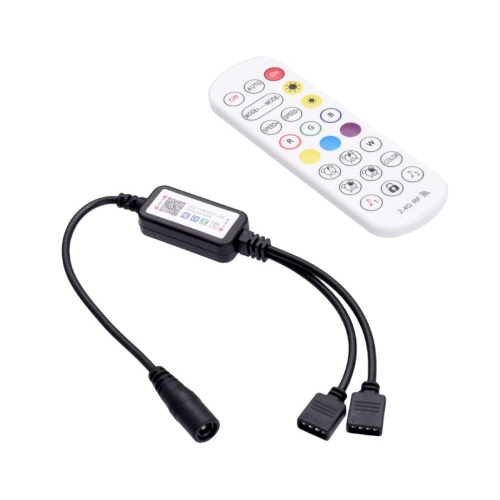 Controller Banda LED RGB 12A 144W WI-FI si Telecomanda RF 2 Iesiri
