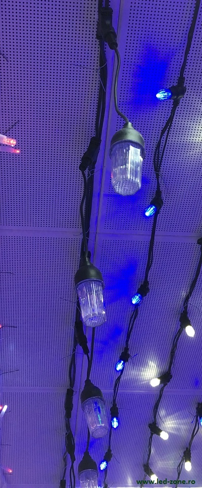 Instalatie LED 10 Becuri Flash 5x0.3m Exterior
