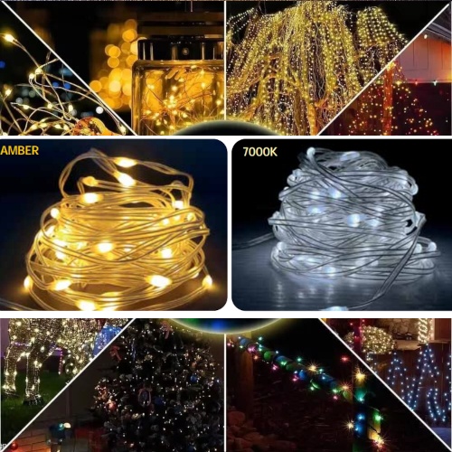 Instalatie Pom Craciun 100 LED-uri Exterior Diverse Culori 20m FAIRY-20