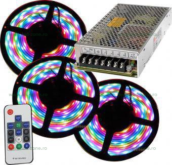 Kit Banda 30 SMD/ML Silicon Digitala 15M cu Telecomanda
