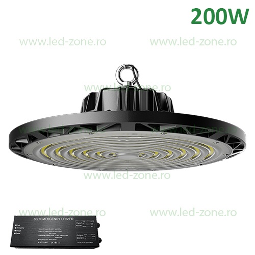 Lampa LED Iluminat Industrial 200W UFO BERN Emergenta