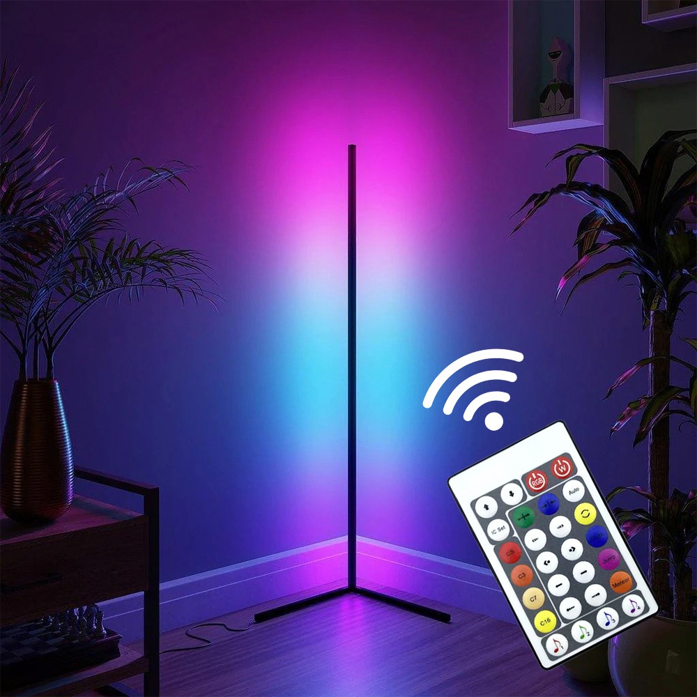 Lampadar LED 17W RGBW Digital Telecomanda