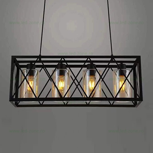 Lustra 4 Socluri Vintage E27 LZ4800-4