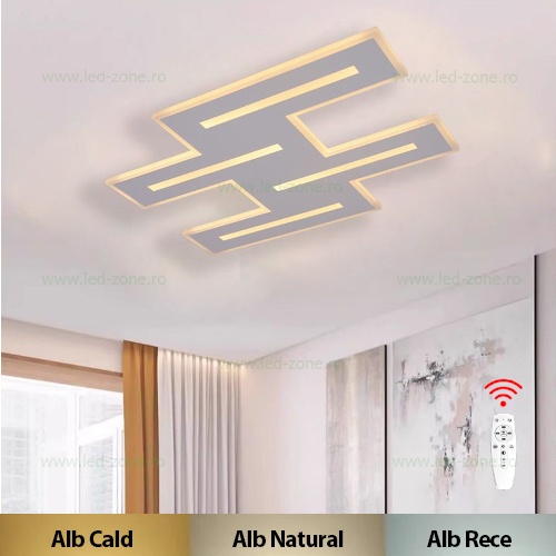 Lustra LED 110W 3 Functii Dimabila cu Telecomanda LZ1142-4
