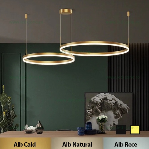 Lustra LED 114W Dimabila 3 Functii cu Telecomanda LZF3651