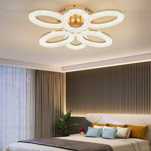 Lustra LED 120W 3 Functii Dimabila cu Telecomanda LZ303/3+3