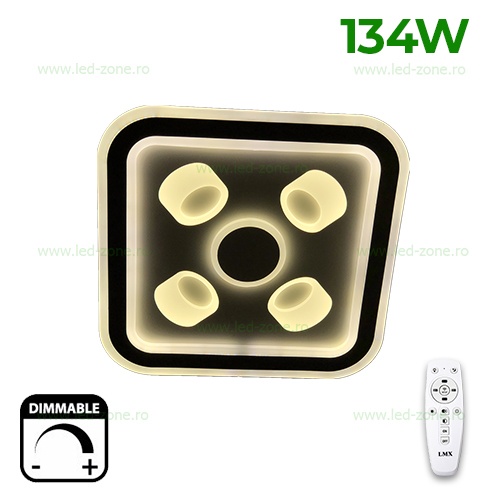Lustra LED 134W 3 Functii Dimabila cu Telecomanda LZ9033