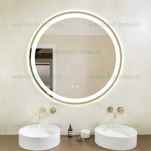 Oglinda Baie LED 70cm Functii Touch Dezaburire LZJ126