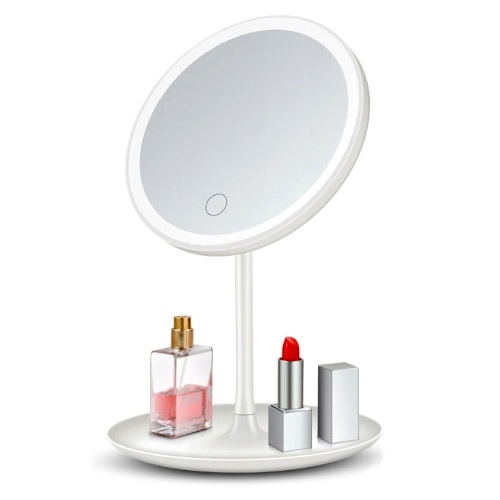 Oglinda Machiaj LED 5W 3 Functii USB Alba