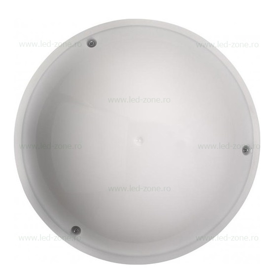 Plafoniera LED 12W Exterior Rotunda Alba Senzor