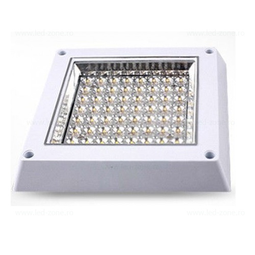 Plafoniera LED 16W Patrata Dispersor Clar