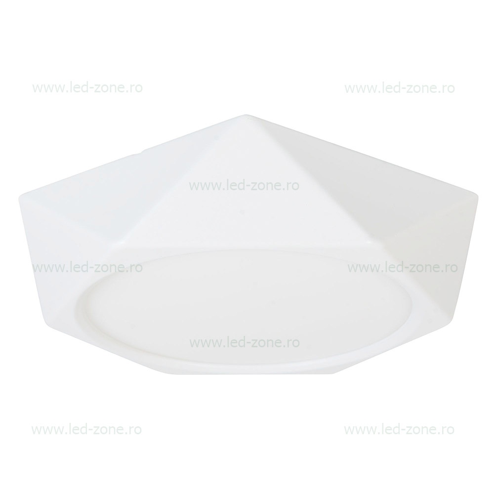 Plafoniera LED 18W Alb Aplicat Diamond