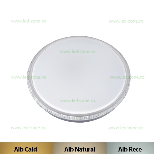 Plafoniera LED 96W Rotunda 3 Functii cu Telecomanda LZ01