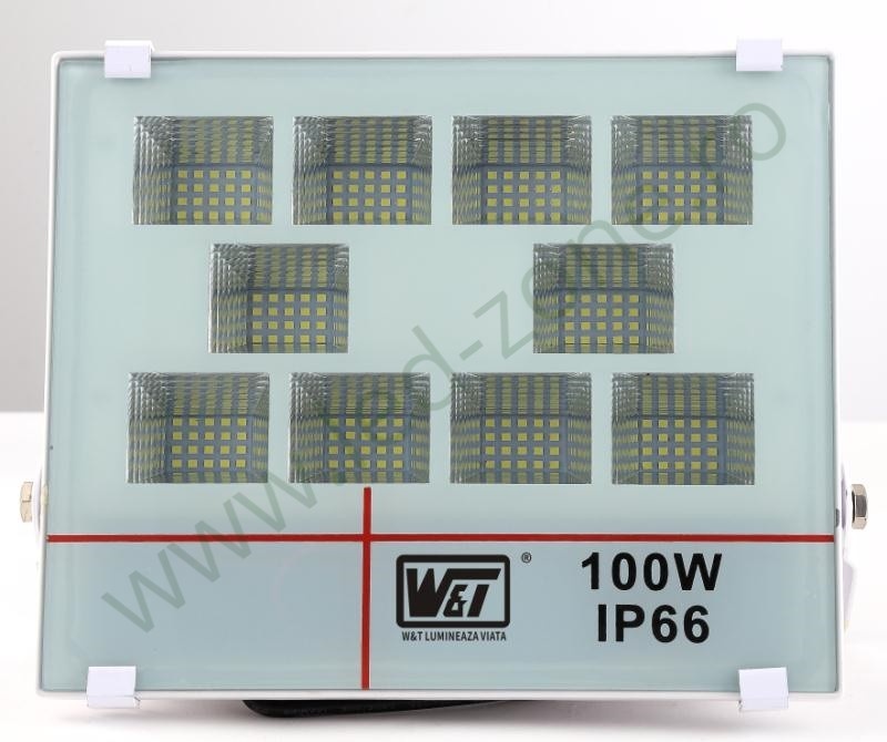 Proiector LED 100W Slim Alb SMD2835 T011