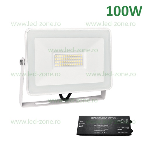 Proiector LED 100W VEGA Alb Emergenta