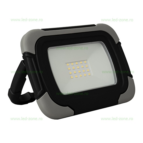 Proiector LED 10W Acumulator si Flash