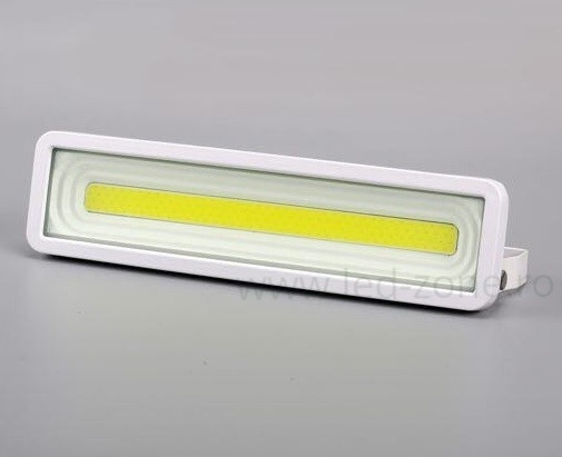 Proiector LED 50W Slim Alb Full COB T020