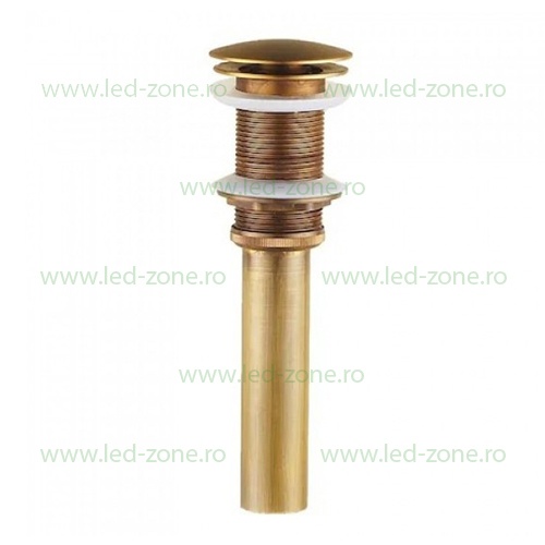 Sifon Lavoar Fara Prea Plin Cu Ventil Bronz Antichizat LZ8019F