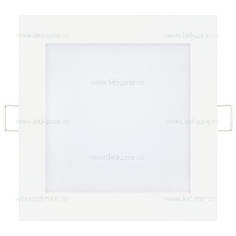 Spot LED 15W Slim Patrat Alb
