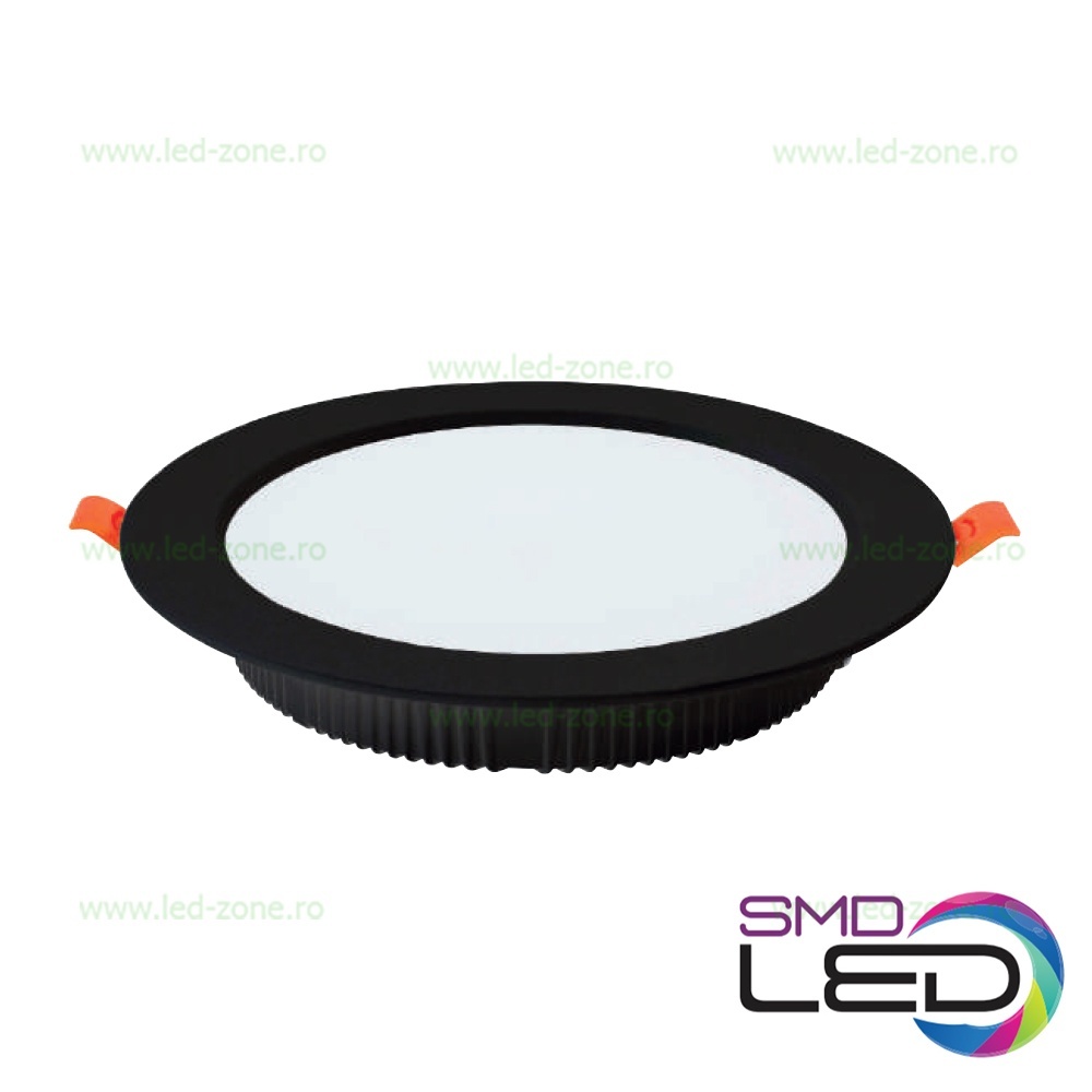 Spot LED 20W Rotund Mat Negru ALEXA