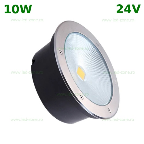 Spot LED Exterior Incastrat 1x10W Rotund 24V