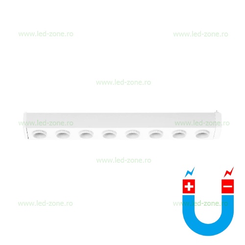 Spot LED Magnetic 10W Liniar Clar Alb Ultra Slim