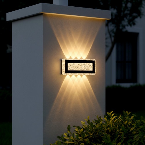 Aplica LED 12W Exterior Neagra LZ112-8