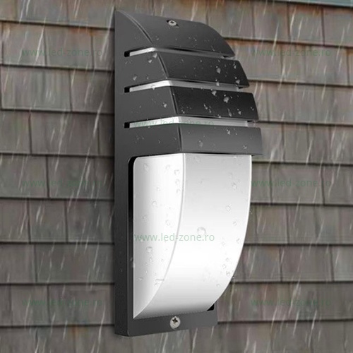 Aplica LED 12W Exterior Negru CRB004