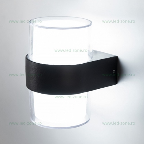 Aplica LED 12W Exterior Negru LZ522