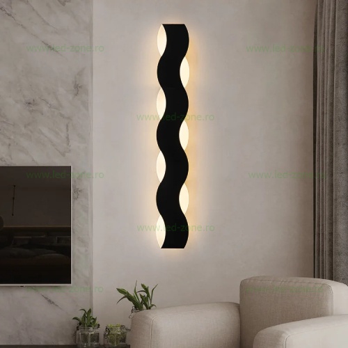 Aplica LED 18W Exterior Negru 60cm LZ5127