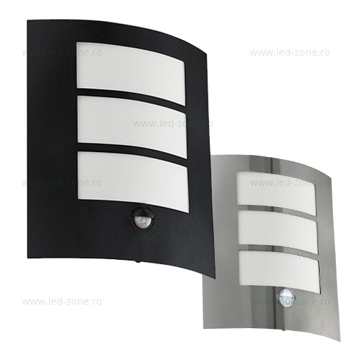 Aplica LED Exterior E27 Senzor CITY