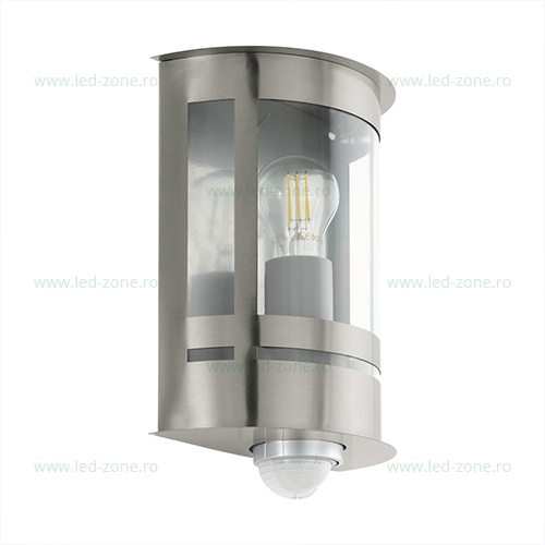 Aplica LED Exterior E27 Senzor TRIBANO