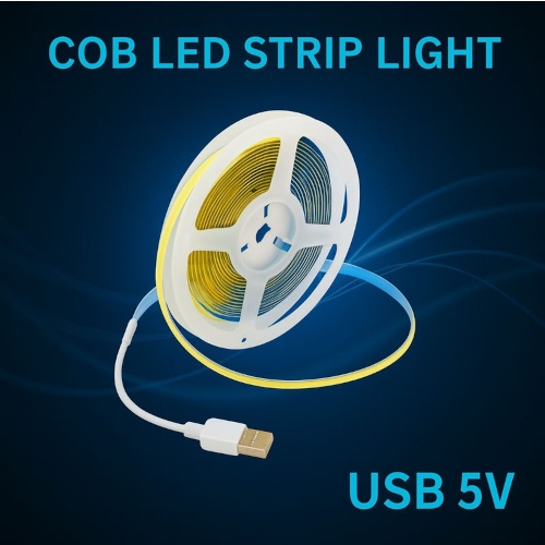 Banda LED COB 300LED/ML Interior 5V USB