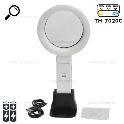 Lupa cu Lumina LED TH-7020C