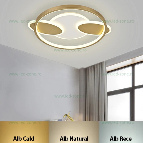 Lustra LED 110W 3 Functii Dimabila cu Telecomanda LZR9054