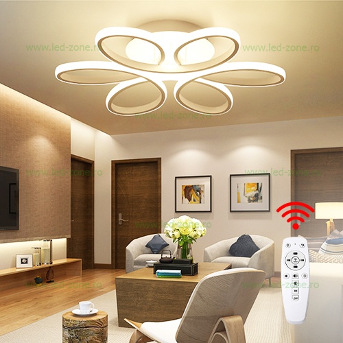 Lustra LED 120W 3 Functii Dimabila cu Telecomanda LZ2104