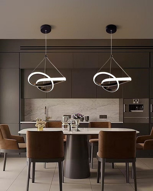 Lustra LED 28W 3 Functii Neagra LZ9331