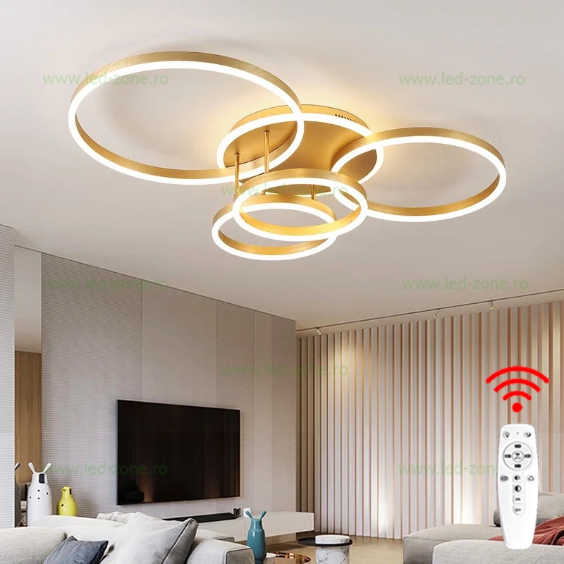 Lustra LED 360W 3 Functii cu Telecomanda LZ5184
