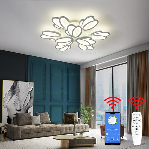 Lustra LED 378W 3 Functii Dimabila cu Telecomanda sau Telefon LZ6544-63