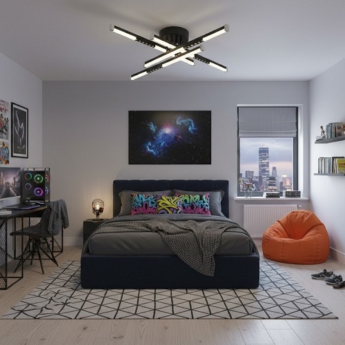 Lustra LED 72W 3 Functii cu Telecomanda LZ9041-4A